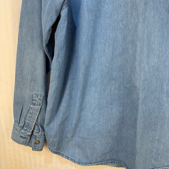 Marsh Landing Button-Down Patriotic Stars Shirt Women’s Size Medium Embroidered - Picture 6 of 9